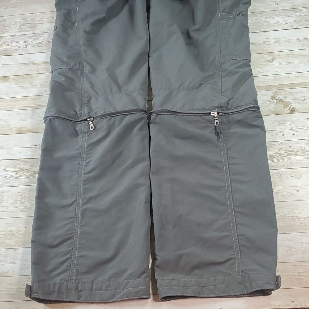 Kuhl Forester Convertible Zip-Off Full-Length to Capri Pants Size 6 Gray/Green - Picture 12 of 14